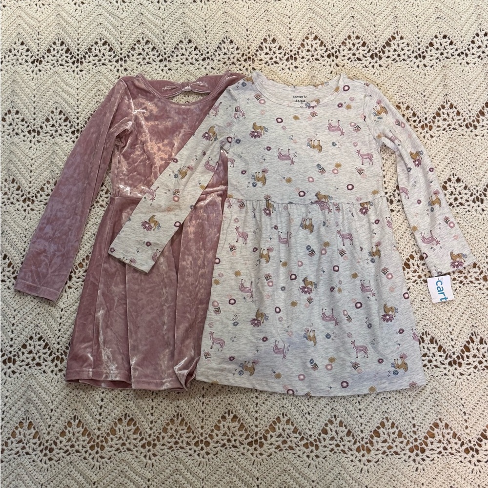 The Children’s Place And Carter’s (NWT) 4T Casual PlayTime Dresses